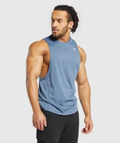 Heren Gymshark Tanktops*React Drop Arm Tank