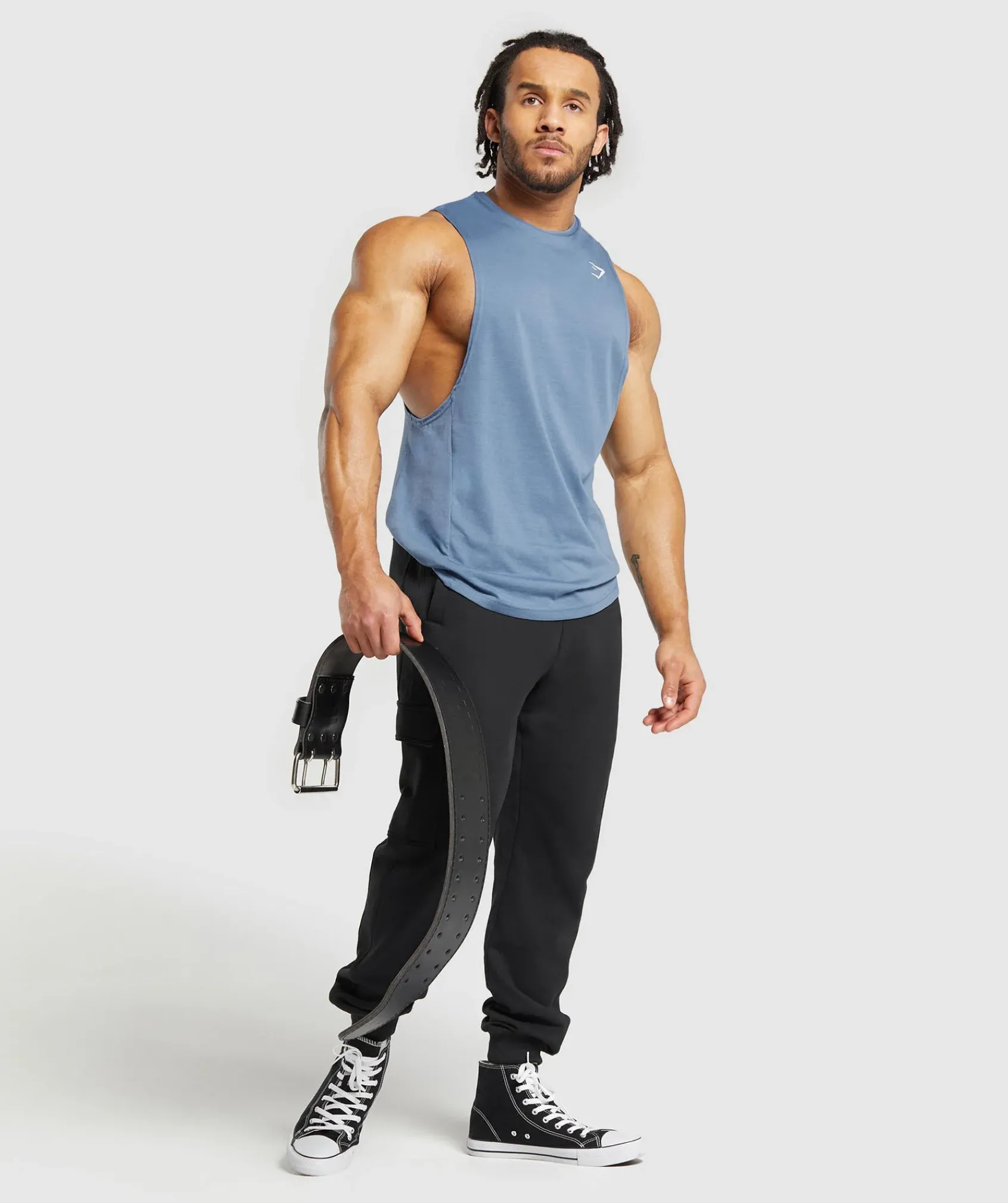 Heren Gymshark Tanktops*React Drop Arm Tank