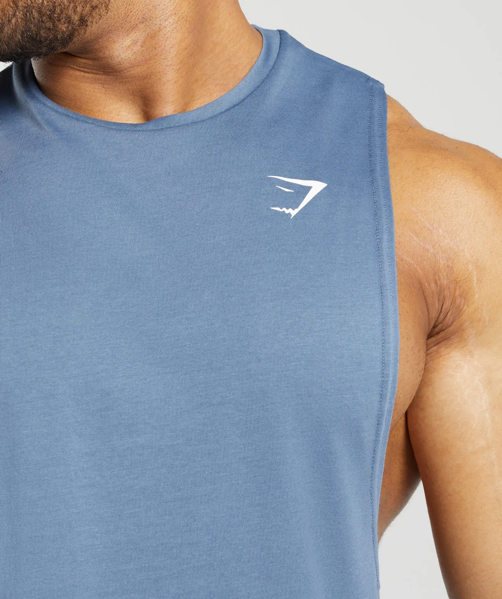 Heren Gymshark Tanktops*React Drop Arm Tank
