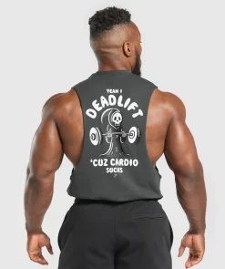 Heren Gymshark Tanktops|T-shirts*Reaper Drop Arm Tank