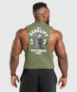 Heren Gymshark Tanktops|T-shirts*Reaper Drop Arm Tank