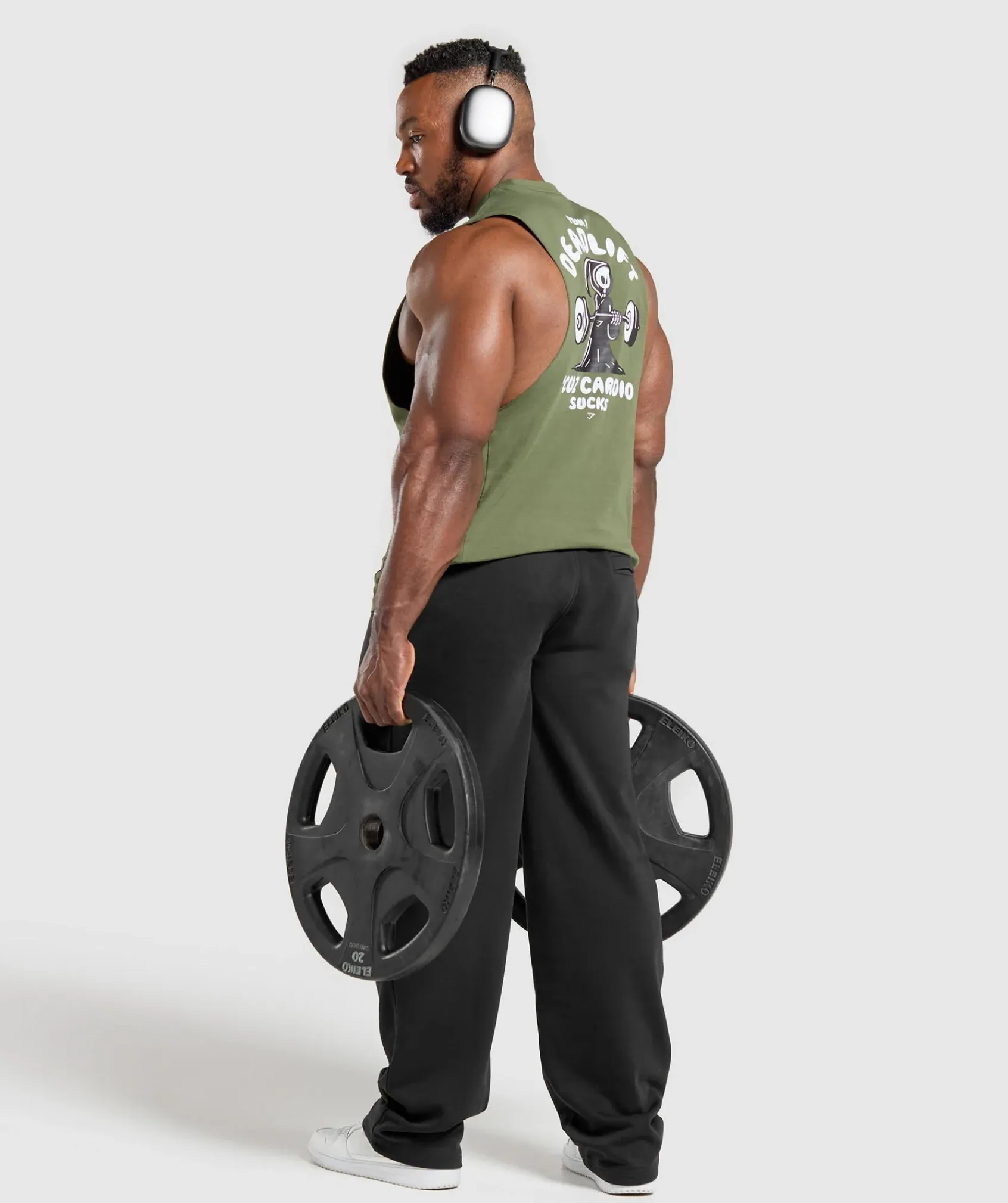 Heren Gymshark Tanktops|T-shirts*Reaper Drop Arm Tank