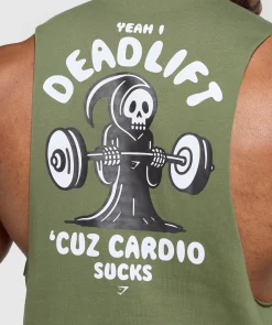 Heren Gymshark Tanktops|T-shirts*Reaper Drop Arm Tank