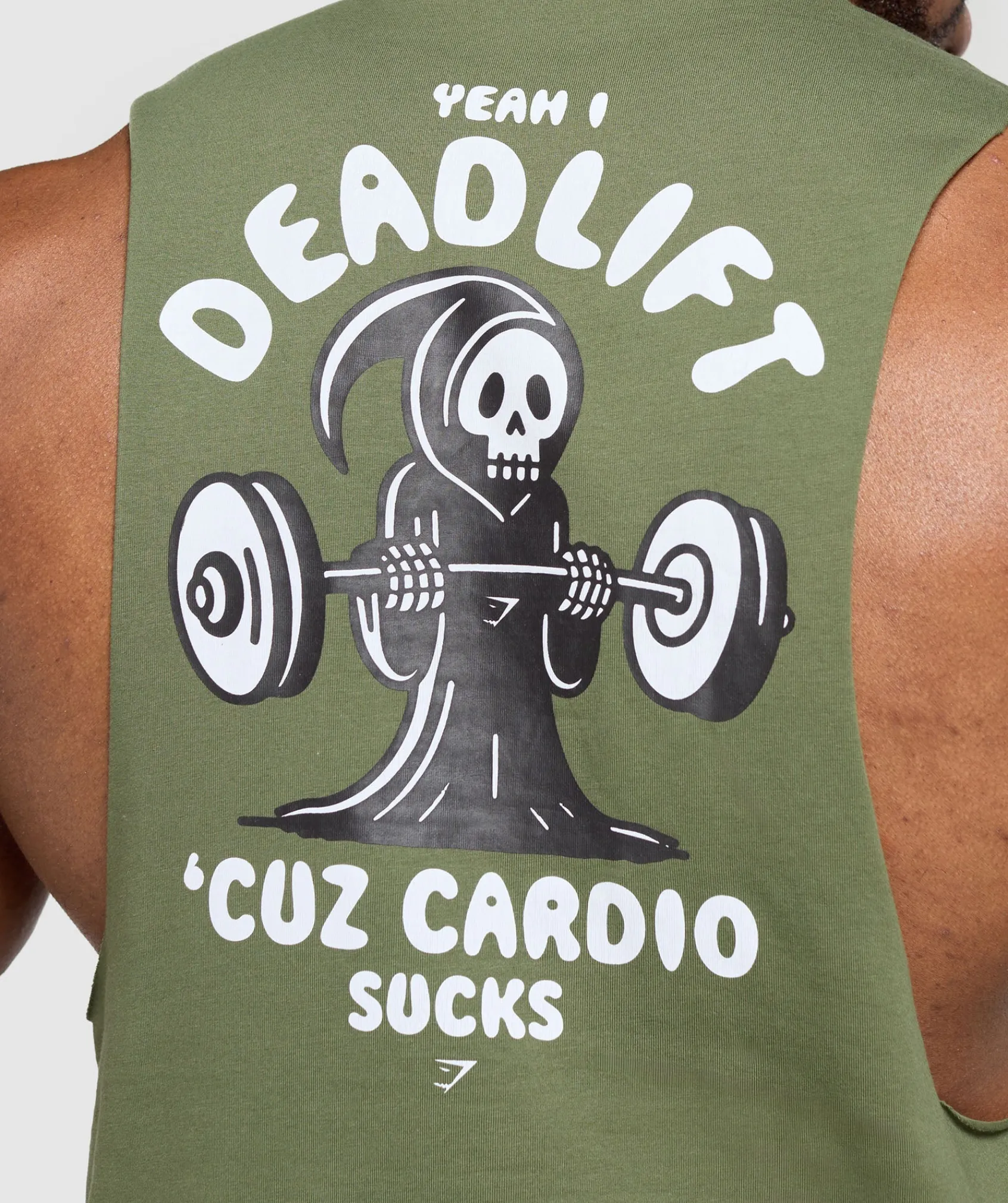 Heren Gymshark Tanktops|T-shirts*Reaper Drop Arm Tank