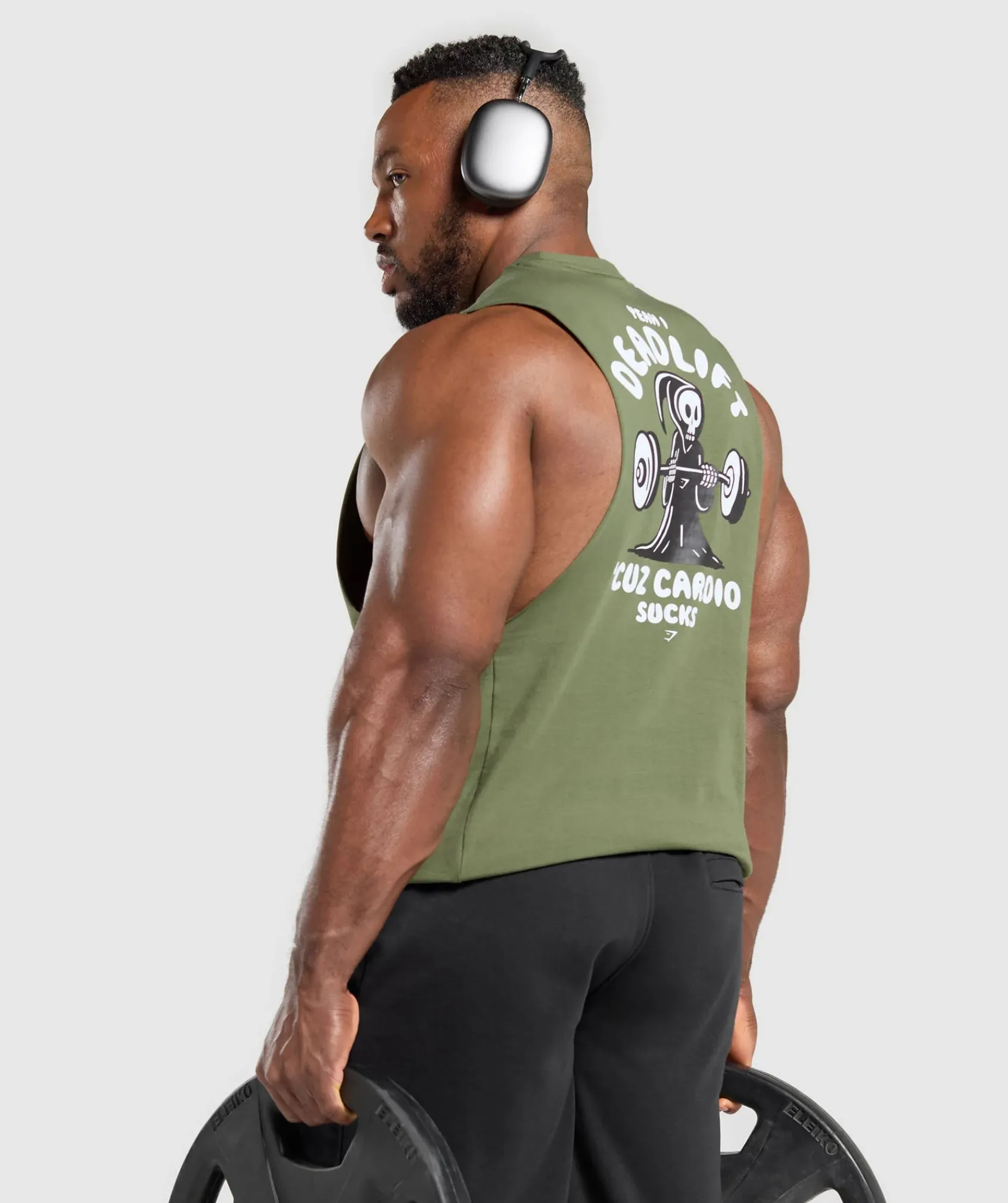 Heren Gymshark Tanktops|T-shirts*Reaper Drop Arm Tank