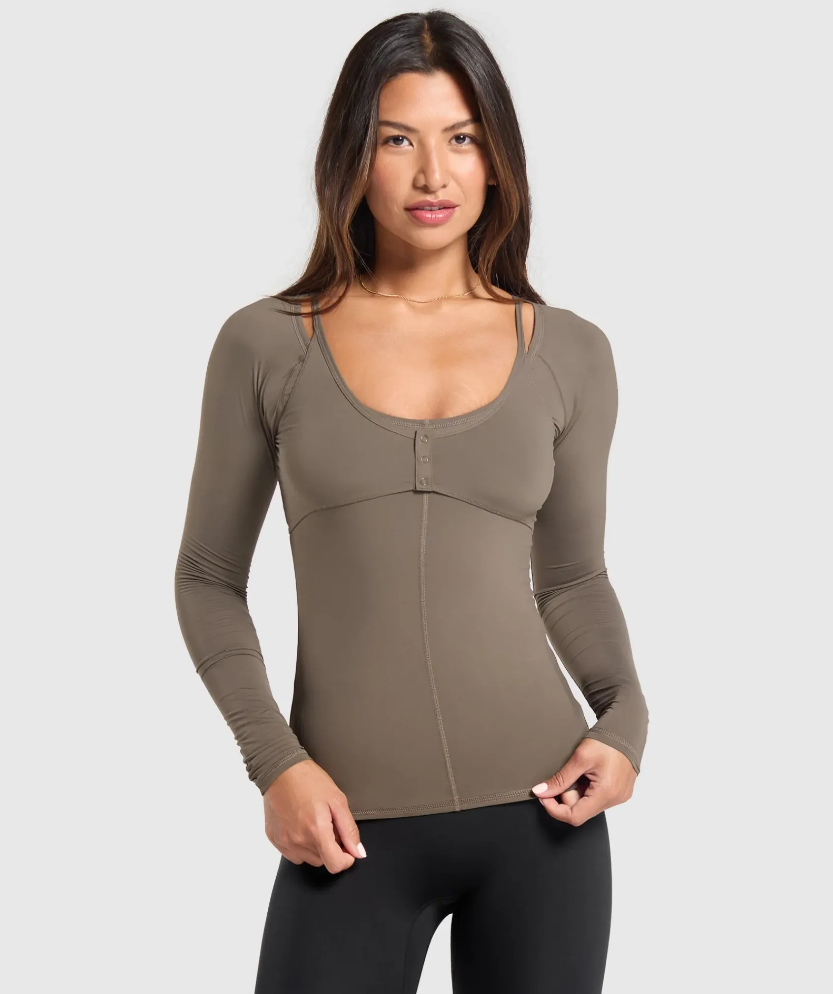 DAMES Gymshark T-shirts*Rest Day Buttery Soft Long Sleeve Top