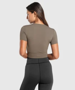 DAMES Gymshark Croptops|T-shirts*Rest Day Buttery Soft Midi Top