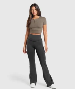 DAMES Gymshark Croptops|T-shirts*Rest Day Buttery Soft Midi Top