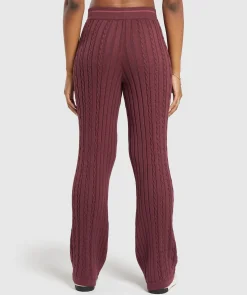DAMES Gymshark Joggingbroeken*Rest Day Cable Knit Pants