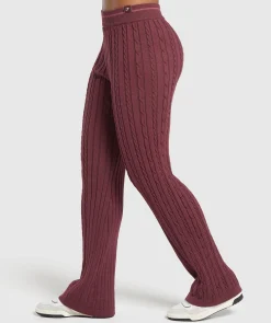 DAMES Gymshark Joggingbroeken*Rest Day Cable Knit Pants