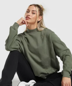 DAMES Gymshark Bedekkende Sportkleding|Hoodies & Truien*Rest Day Cotton Contour Pullover