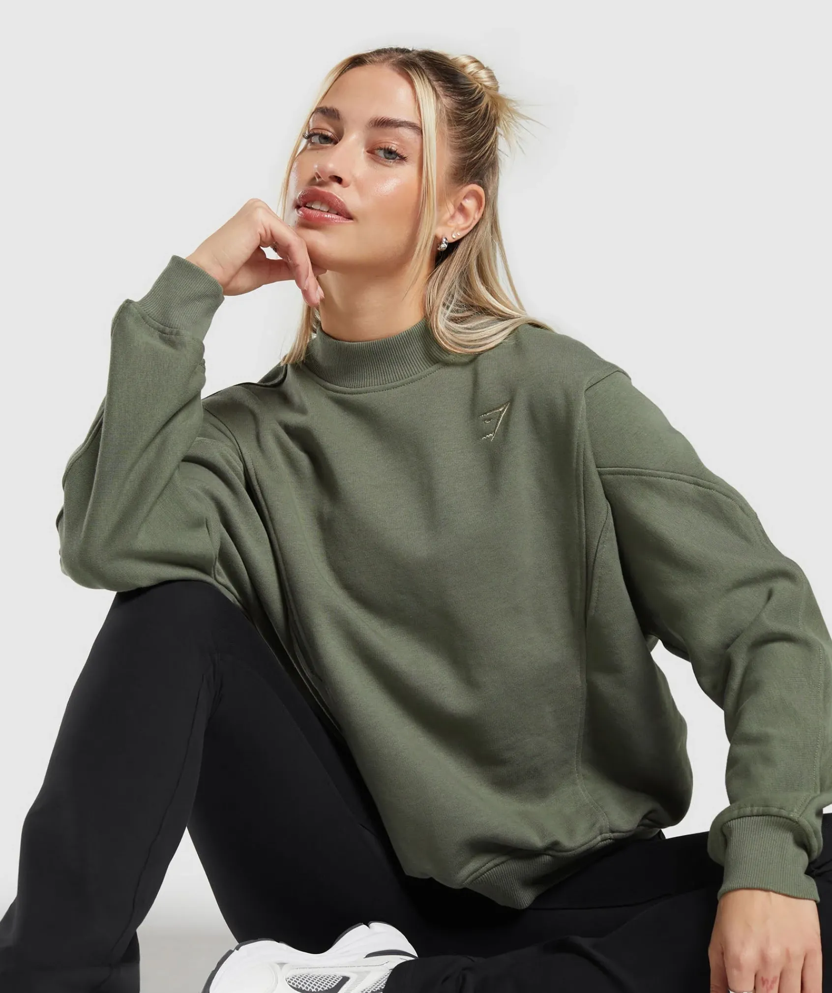 DAMES Gymshark Bedekkende Sportkleding|Hoodies & Truien*Rest Day Cotton Contour Pullover