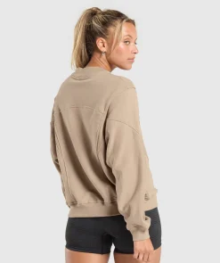 DAMES Gymshark Hoodies & Truien*Rest Day Cotton Contour Pullover