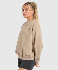 DAMES Gymshark Hoodies & Truien*Rest Day Cotton Contour Pullover