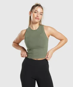 DAMES Gymshark Croptops|Tanktops*Rest Day Cotton Contour Tank