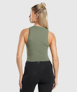 DAMES Gymshark Croptops|Tanktops*Rest Day Cotton Contour Tank