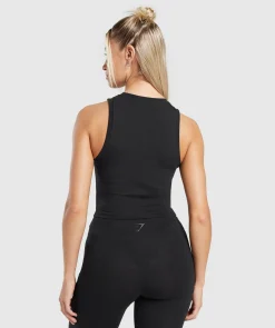 DAMES Gymshark Croptops|Tanktops*Rest Day Cotton Contour Tank