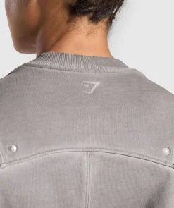 DAMES Gymshark Hoodies & Truien*Rest Day Heavyweight Sweatshirt