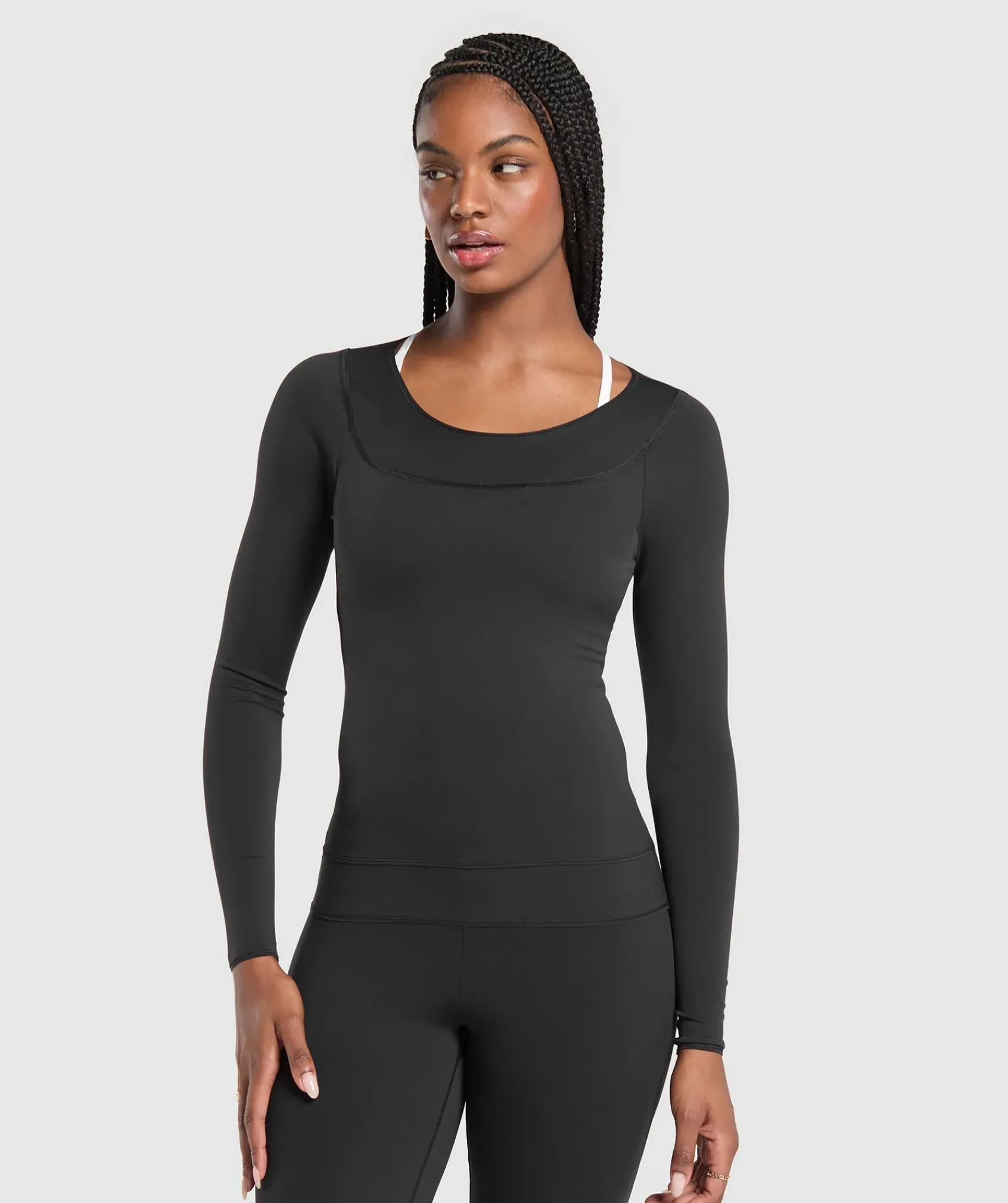 DAMES Gymshark T-shirts*Rest Day Luxe Long Sleeve Top