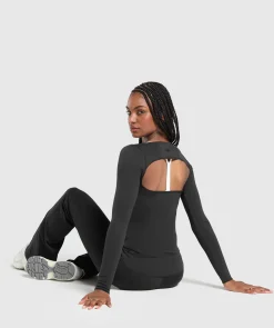 DAMES Gymshark T-shirts*Rest Day Luxe Long Sleeve Top