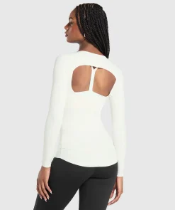 DAMES Gymshark T-shirts*Rest Day Luxe Long Sleeve Top