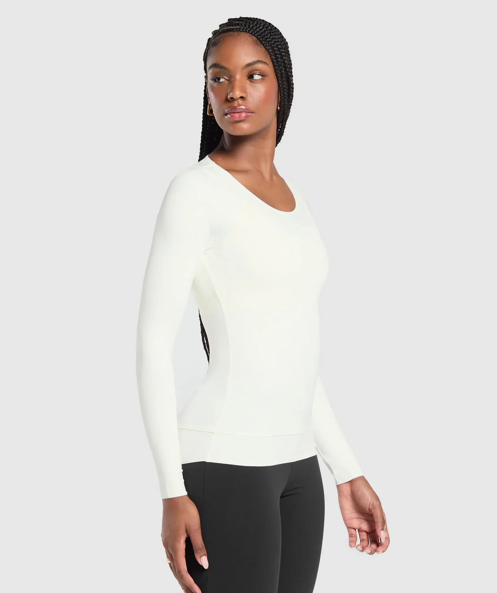 DAMES Gymshark T-shirts*Rest Day Luxe Long Sleeve Top