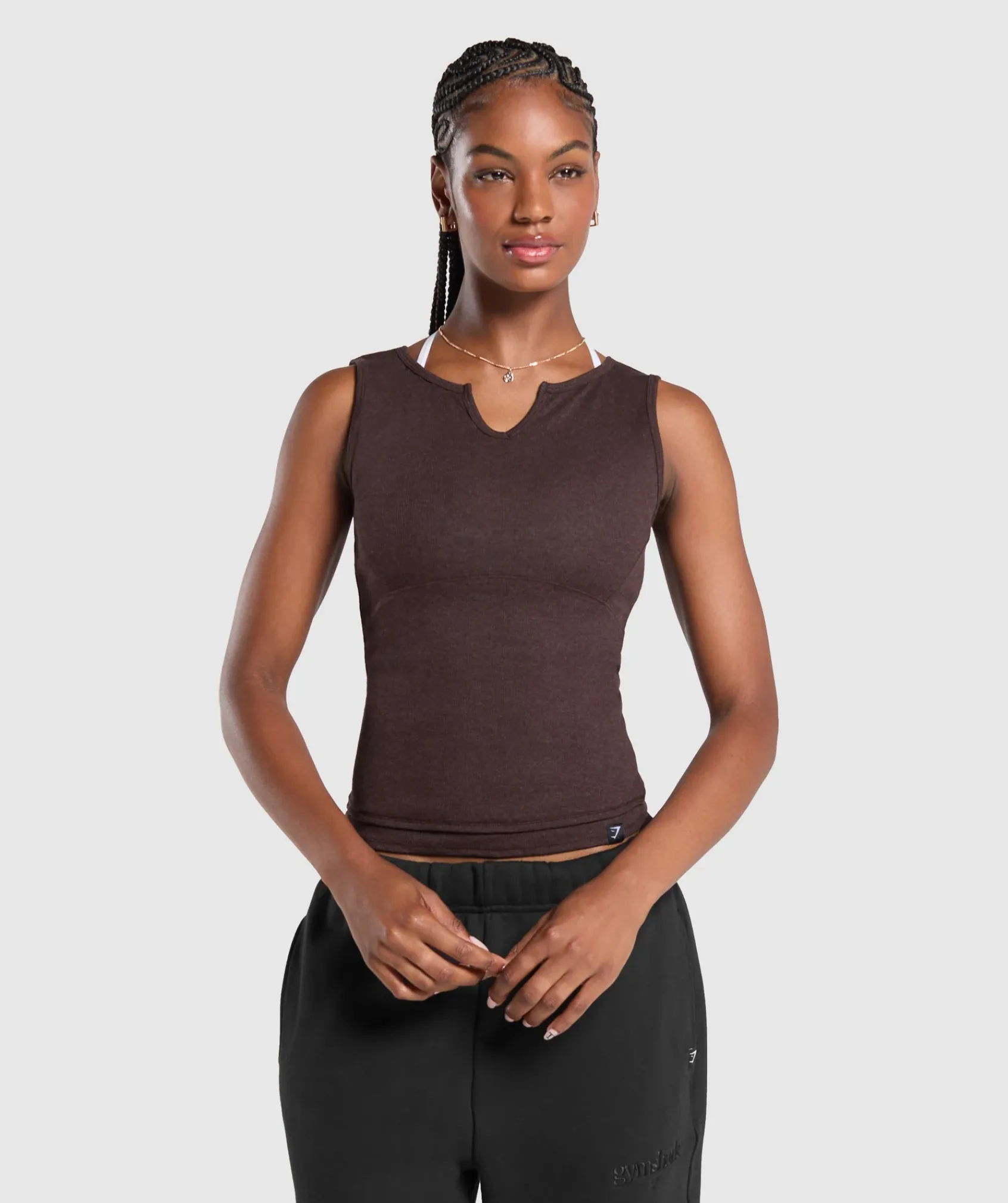 DAMES Gymshark T-shirts*Rest Day Rib Top