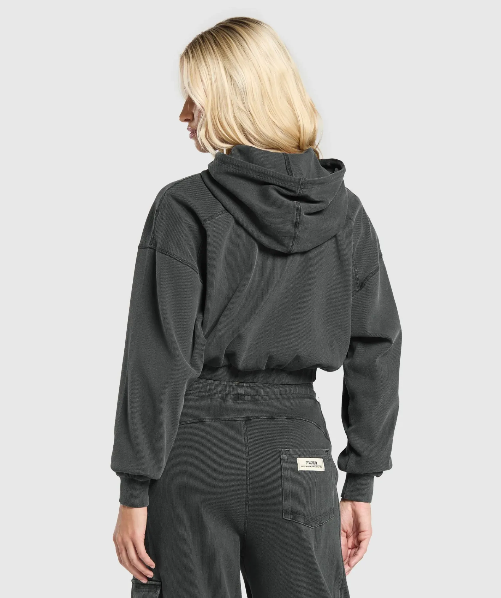 DAMES Gymshark Hoodies & Truien*Rest Day Ribbed Hoodie