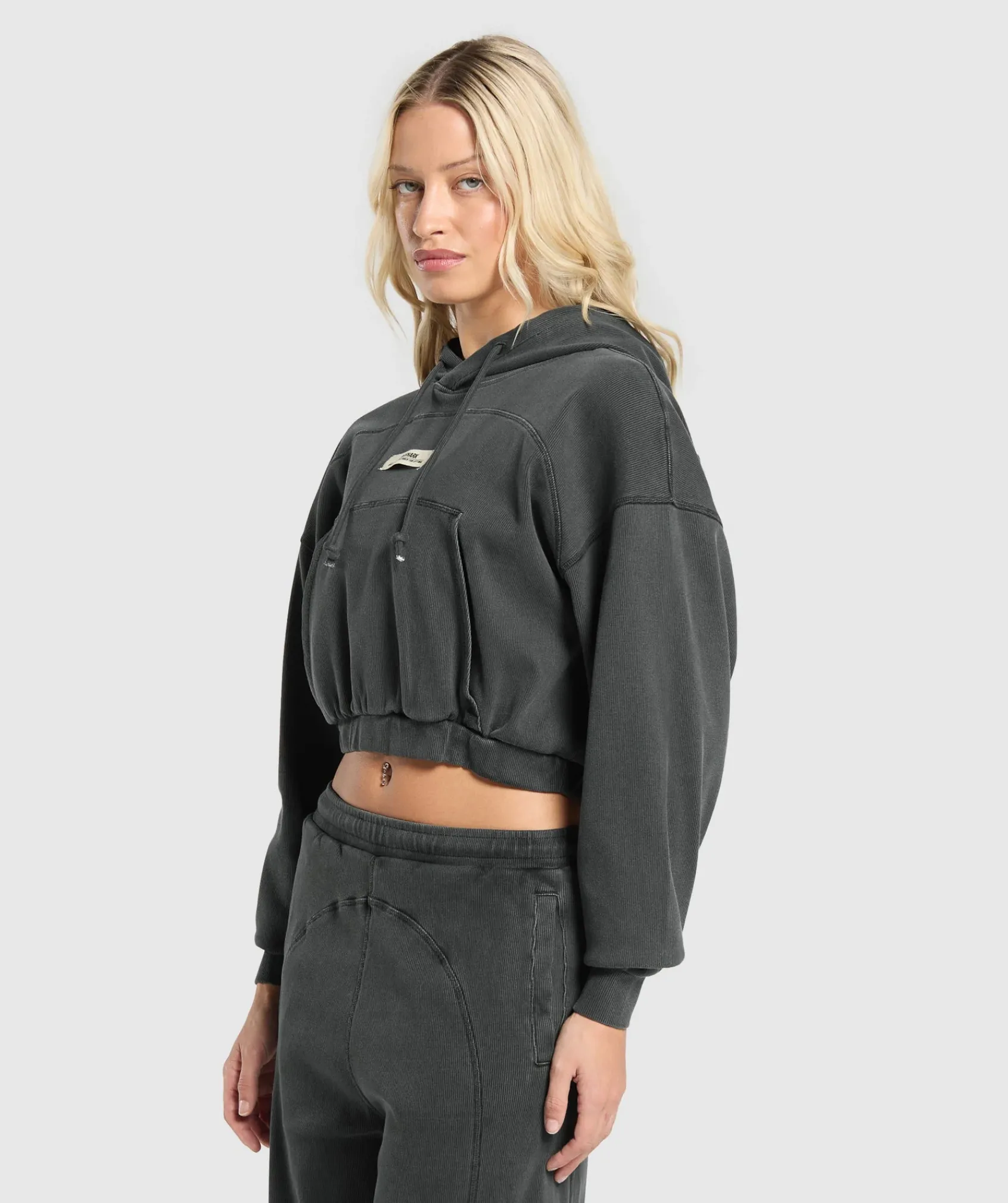 DAMES Gymshark Hoodies & Truien*Rest Day Ribbed Hoodie