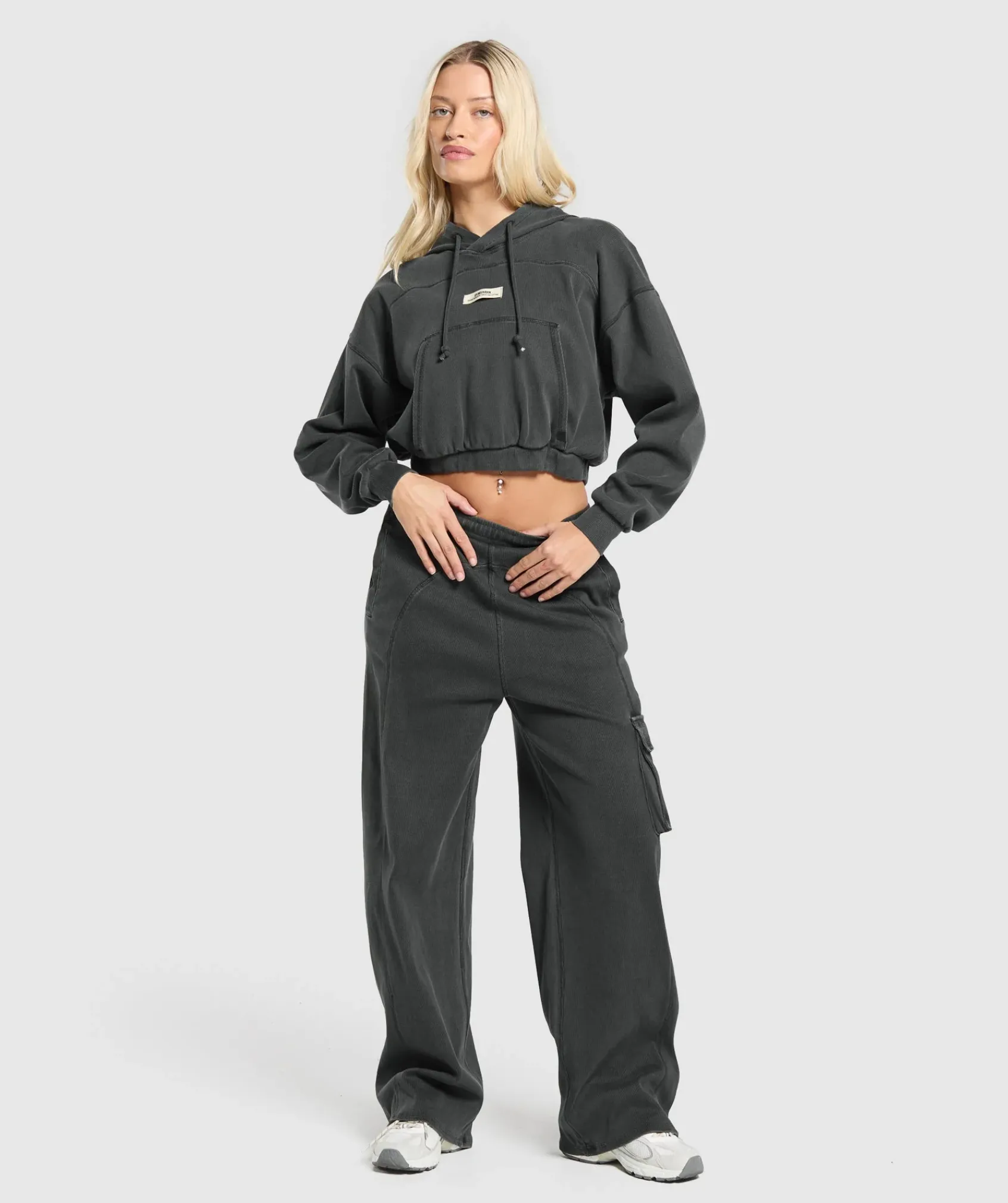 DAMES Gymshark Hoodies & Truien*Rest Day Ribbed Hoodie