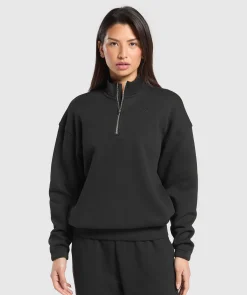 DAMES Gymshark Sportjacks|Hoodies & Truien*Rest Day Sweats 2.0 1/4 Zip Pullover