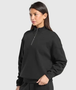 DAMES Gymshark Sportjacks|Hoodies & Truien*Rest Day Sweats 2.0 1/4 Zip Pullover