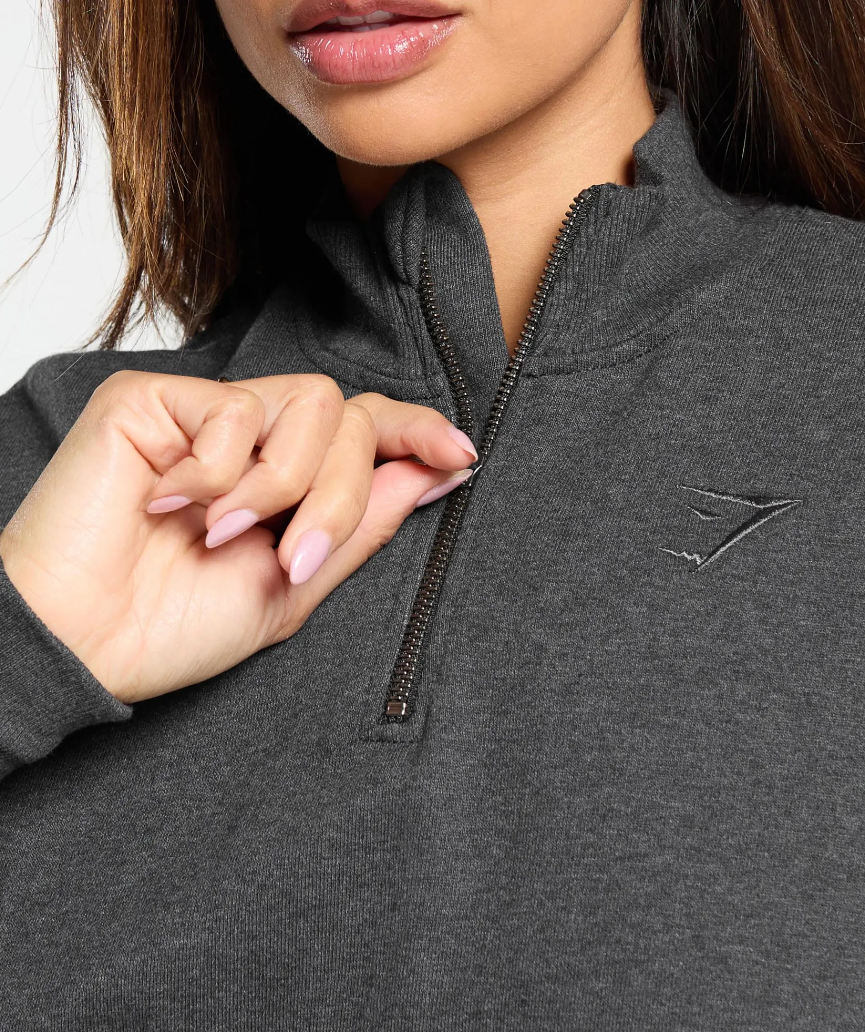 DAMES Gymshark Bedekkende Sportkleding|Sportjacks*Rest Day Sweats 1/2 Zip Pullover