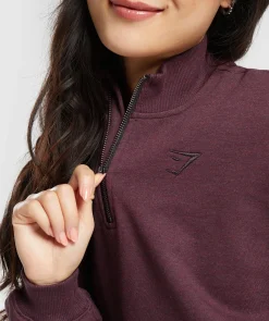 DAMES Gymshark Bedekkende Sportkleding|Sportjacks*Rest Day Sweats 1/2 Zip Pullover