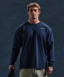 Heren Gymshark T-shirts*Rest Day Sweats Long Sleeve T-Shirt