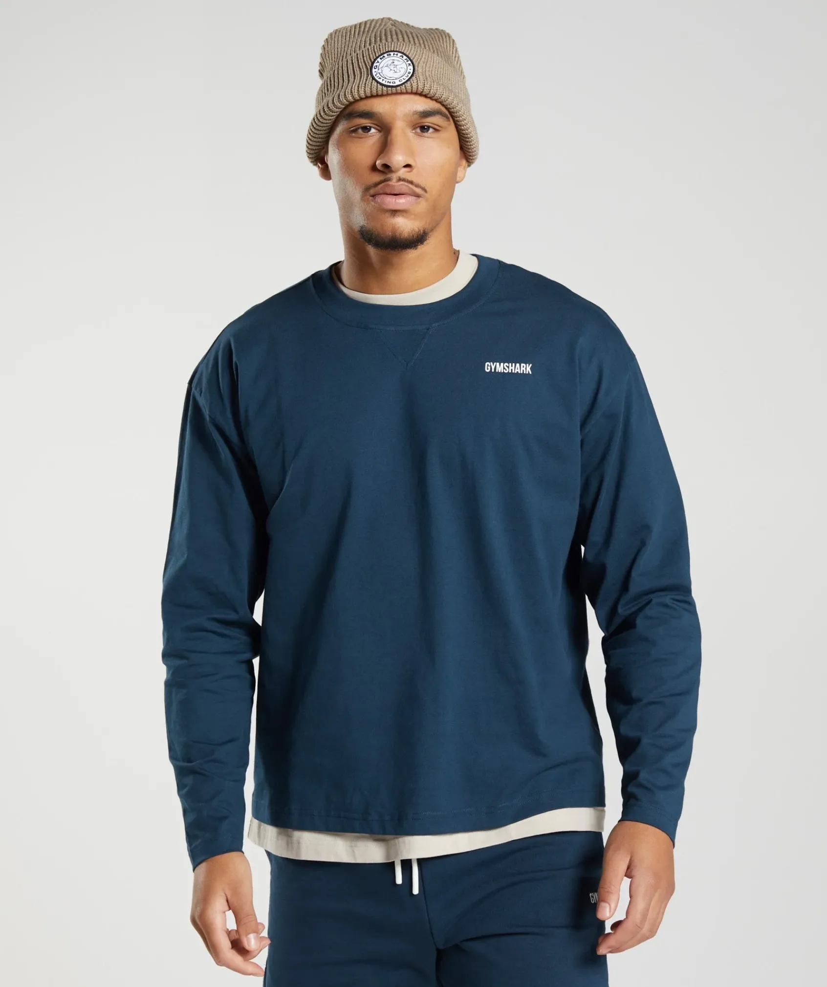 Heren Gymshark T-shirts*Rest Day Sweats Long Sleeve T-Shirt