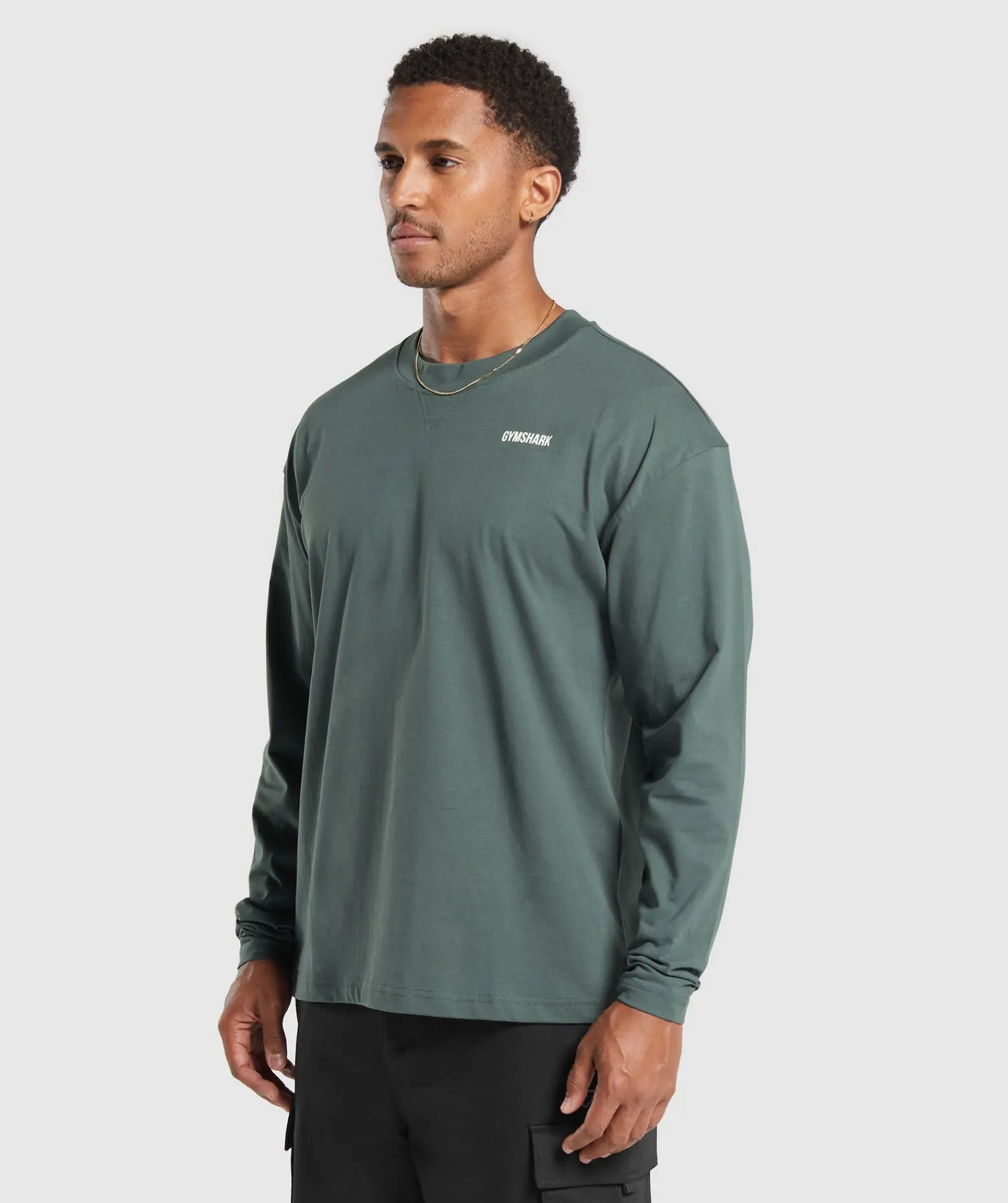 Heren Gymshark T-shirts*Rest Day Sweats Long Sleeve T-Shirt