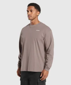 Heren Gymshark T-shirts*Rest Day Sweats Long Sleeve T-Shirt