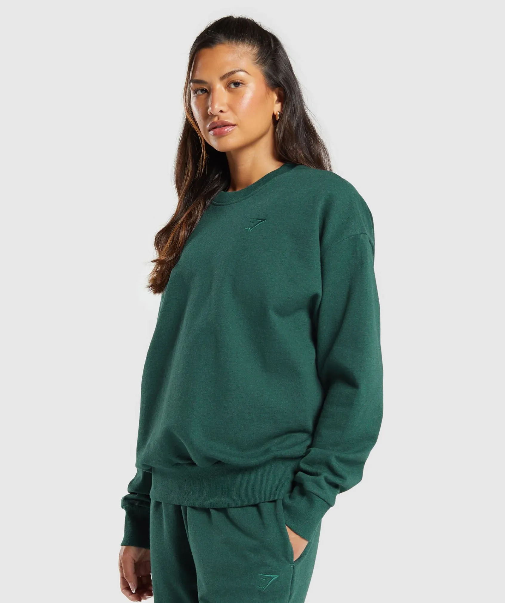 DAMES Gymshark Hoodies & Truien*Rest Day Sweats Oversized Crew