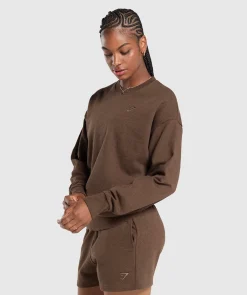 DAMES Gymshark Bedekkende Sportkleding|Hoodies & Truien*Rest Day Sweats Oversized Crew