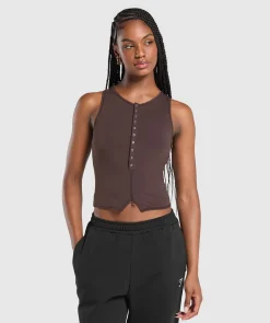 DAMES Gymshark Croptops|Tanktops*Rest Day Tank With Shelf