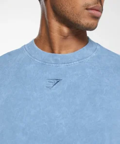 Heren Gymshark T-shirts*Rest Day Washed Long Sleeve T-Shirt