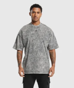 Heren Gymshark T-shirts*Rest Day Washed T-Shirt