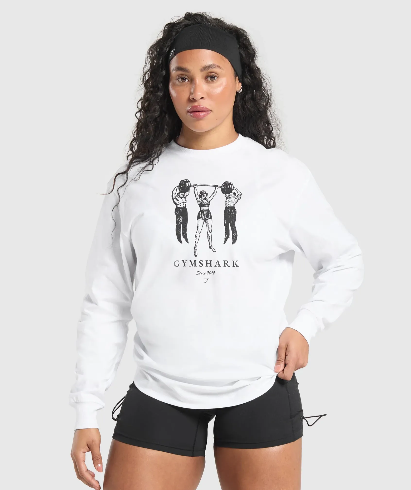 DAMES Gymshark Bedekkende Sportkleding|T-shirts*Retro Lifting Long Sleeve T-Shirt