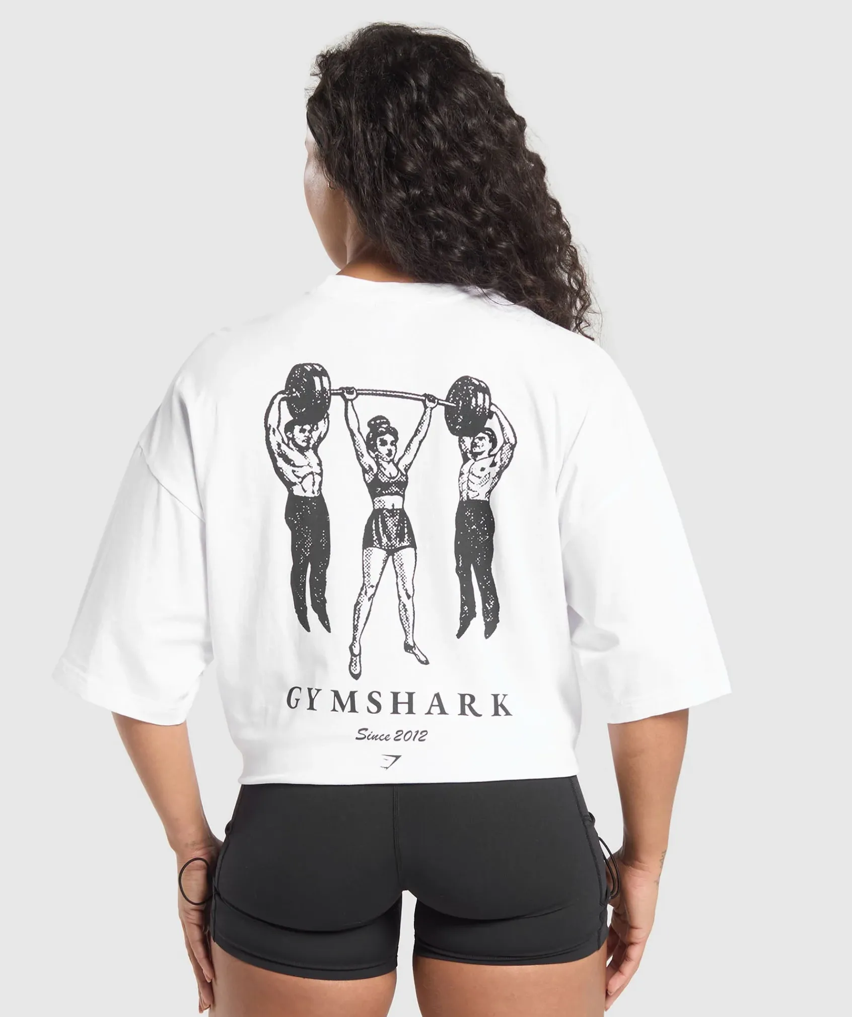 DAMES Gymshark Bedekkende Sportkleding|T-shirts*Retro Lifting Oversized T-Shirt