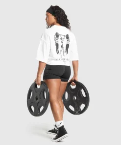 DAMES Gymshark Bedekkende Sportkleding|T-shirts*Retro Lifting Oversized T-Shirt