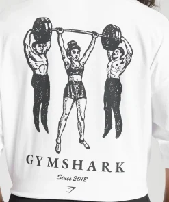 DAMES Gymshark Bedekkende Sportkleding|T-shirts*Retro Lifting Oversized T-Shirt