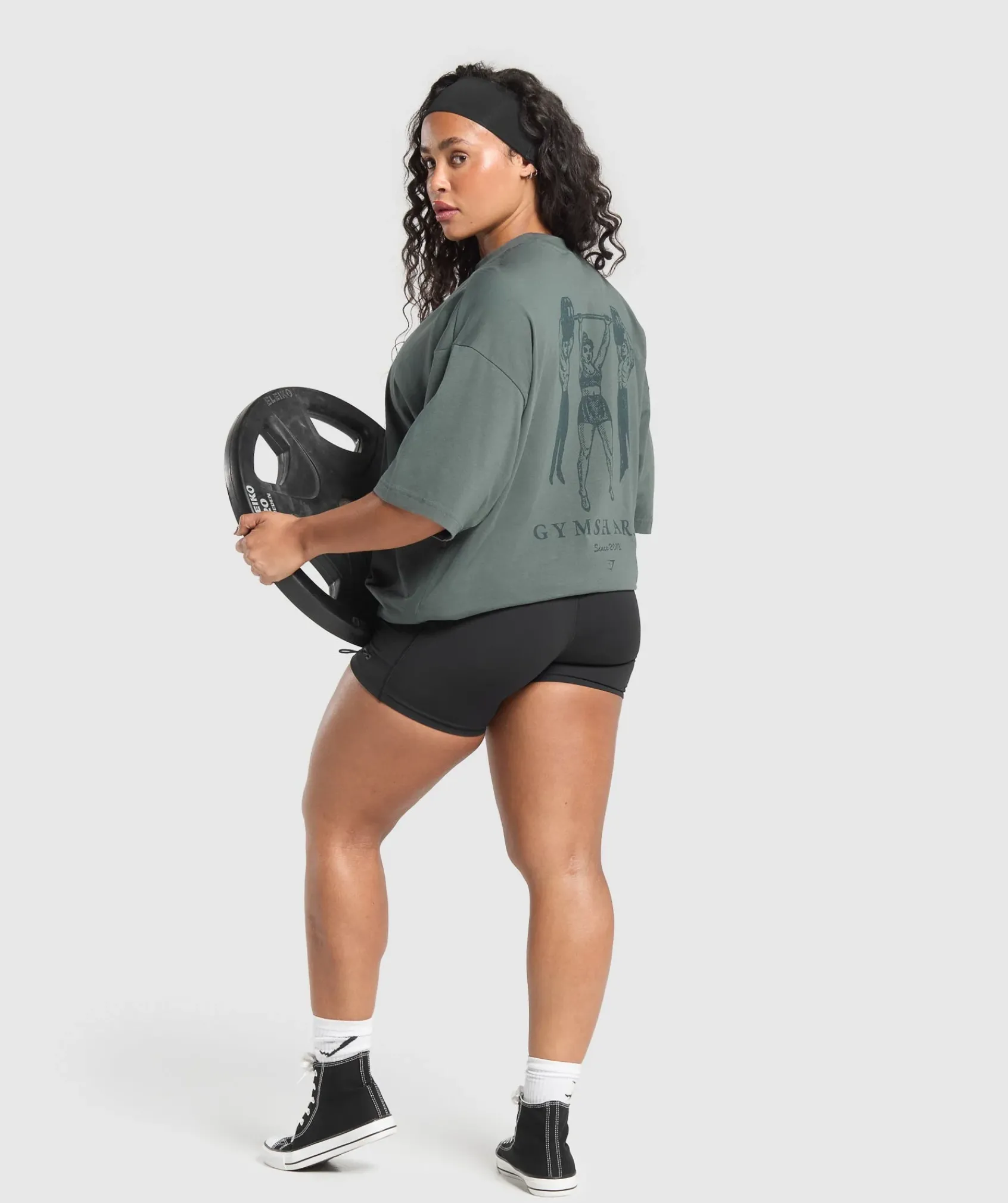 DAMES Gymshark Bedekkende Sportkleding|T-shirts*Retro Lifting Oversized T-Shirt