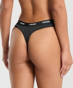 DAMES Gymshark Ondergoed|Dames Ondergoed*Rib High Rise Thong