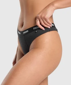 DAMES Gymshark Ondergoed|Dames Ondergoed*Rib High Rise Thong